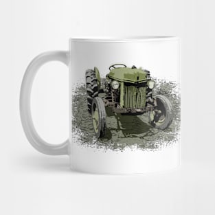 Rustic Farming Green Vintage Farm Tractor Mug